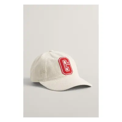 KŠILTOVKA GANT G BADGE CORD CAP CREAM 92977652