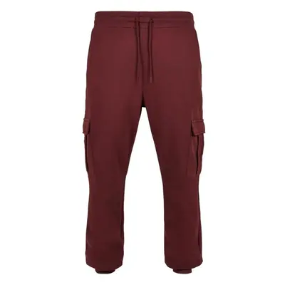 Pánské tepláky Urban Classics Cargo Sweatpants - vínové 66066132