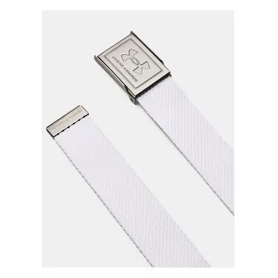 Under Armour Pásek Ms Webbing Belt-WHT - Pánské 68825381