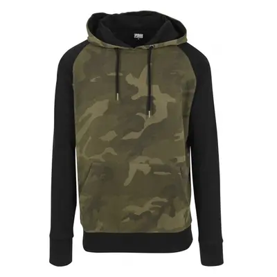 URBAN CLASSICS Camo Contrast Raglan Hoody 83438382