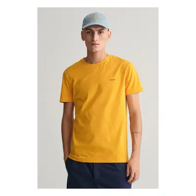 TRIČKO GANT CONTRAST LOGO SS T-SHIRT MEDAL YELLOW 89451260