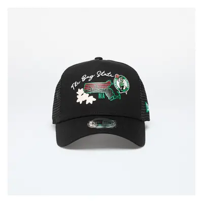 Kšiltovka New Era Boston Celtics 9Forty Trucker Black Universal 92688953