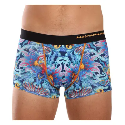 Pánské boxerky 69SLAM Hip BLUE HABITAT (MSYBUH-PO) 94604829