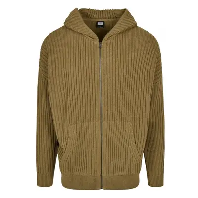 URBAN CLASSICS Knitted Zip Hoody - tiniolive 72168133