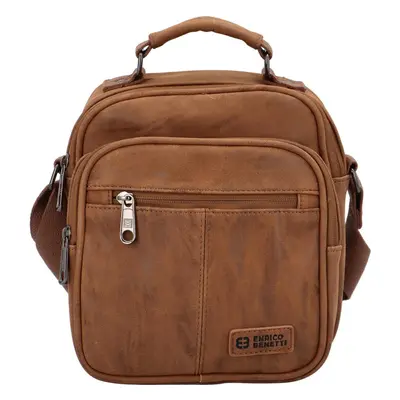 Pánská crossbody brašna camel - Enrico Benetti Douqen Camel 76007581