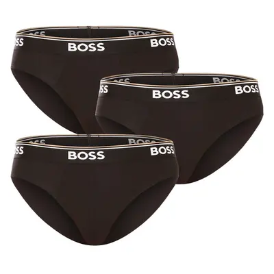 3PACK pánské slipy BOSS černé (50475273 001) 80735530