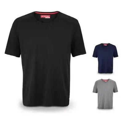 Pánské tričko CCM SS Premium Training Tee Dark Grey 92083018