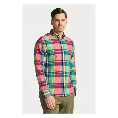 KOŠILE GANT REG UT INDIAN MADRAS SHIRT HYPER PINK 77162669