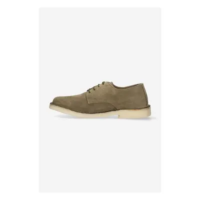 Semišové polobotky Astorflex Derby Uomo COASTFLEX 001 DARK KHAKI 84020398