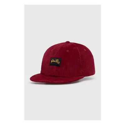 Kšiltovka Stan Ray BALL CAP CORD vínová barva, hladká, AW2316743 86772283