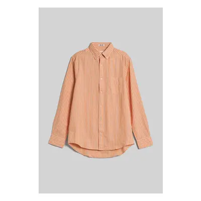 KOŠILE GANT REG ARCHIVE OXFORD STRIPE SHIRT CORAL APRICOT 88057509