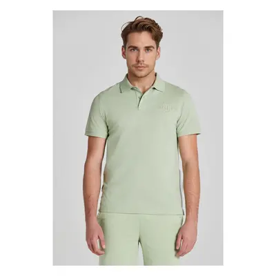 POLOKOŠILE GANT REG TONAL SHIELD SS RUGGER MILKY MATCHA 91537693