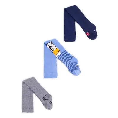 Yoclub Kidss Boys Cotton 3Pack Tights RAB-0003C-AA00-0014 75743292