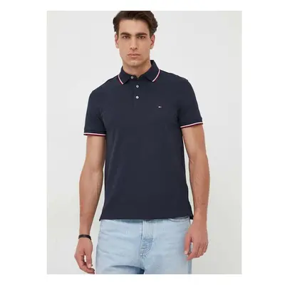 Polo tričko Tommy Hilfiger tmavomodrá barva, MW0MW30750 82801743