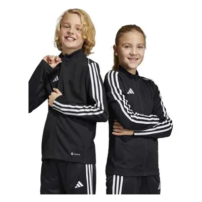 Dětská mikina adidas Performance TIRO23L TR JKTY černá barva, 83075037