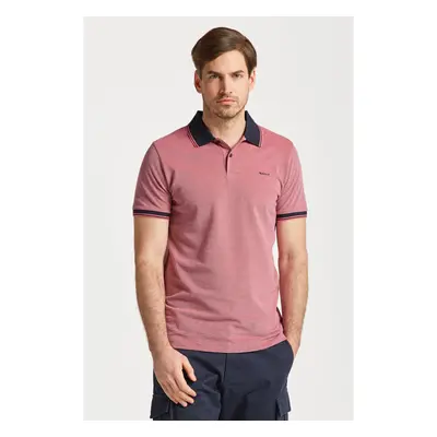 POLOKOŠILE GANT 4-COL OXFORD SS PIQUE MAGENTA PINK 76936491