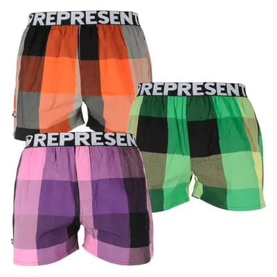 3PACK pánské trenky Represent Mikebox (R1M-BOX-02515357) 78624332