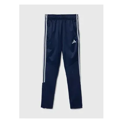 Dětské tepláky adidas Performance tmavomodrá barva, s aplikací 85185665