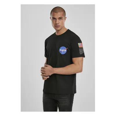 Mister Tee Tričko s logem NASA Insignia Flag černé 87563277