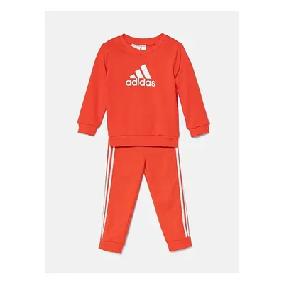 Kojenecká tepláková souprava adidas I BOSog FT červená barva, IZ4983 95350781