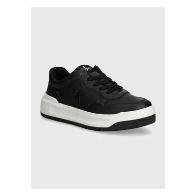 Dětské sneakers boty Calvin Klein Jeans černá barva, V3A9-80980 95601145