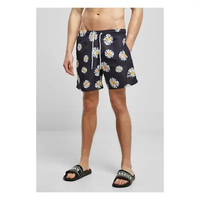 Pánské koupací šortky Urban Classics Pattern Swim Shorts - 80998181