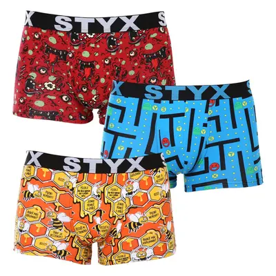 3PACK Pánské boxerky Styx art sportovní guma nadrozměr (3R12914) 4 85394336