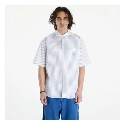 Košile Carhartt WIP S/S Linus Shirt UNISEX Linus Stripe/ Bleach/ White 91695705