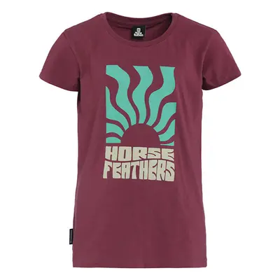 Tričko Horsefeathers Viveca Youth T-Shirt Maroon M 92438705