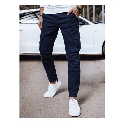 Dstreet Trendy kapsáčové granátové jogger kalhoty 91992316