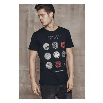 Tričko Urban Classics Twenty One Pilots Pattern Circles Tee 57070207