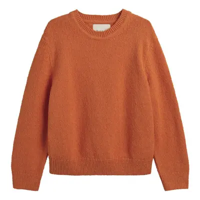 SVETR GANT RELAXED PLAIN BOUCLE C-NECK PUMPKIN ORANGE 87622721