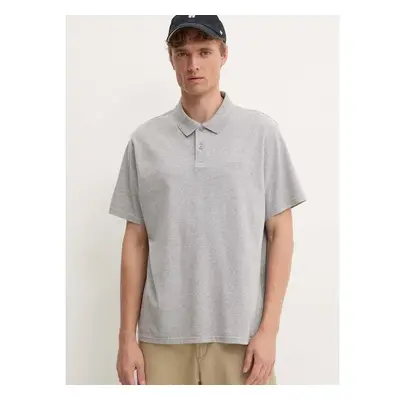 Bavlněné polo tričko Levis šedá barva, A6735 96015108