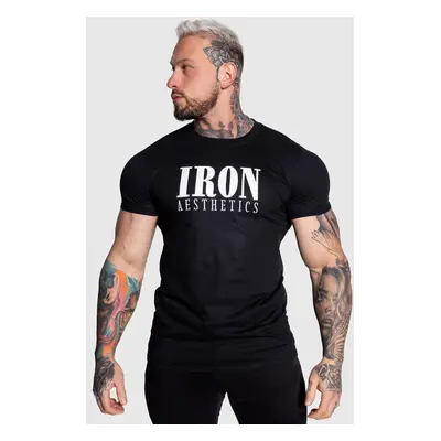 Pánské sportovní tričko Iron Aesthetics Urban, černé 89086761