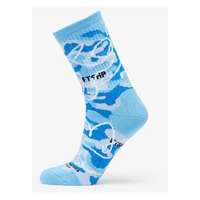 FTSHP Ponožky Footshop The Basketball Socks Blue Camo 39-42 89771014