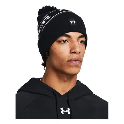 Čepice Under Armour MenS Halftime Pom Beanie Black Universal 91030200