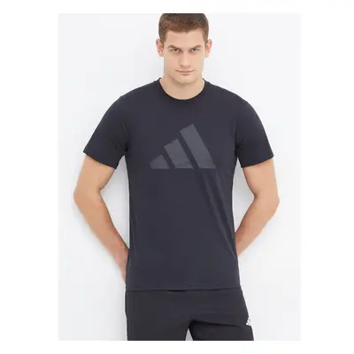 Tréninkové tričko adidas Performance TR-ES černá barva, s potiskem, 91544883