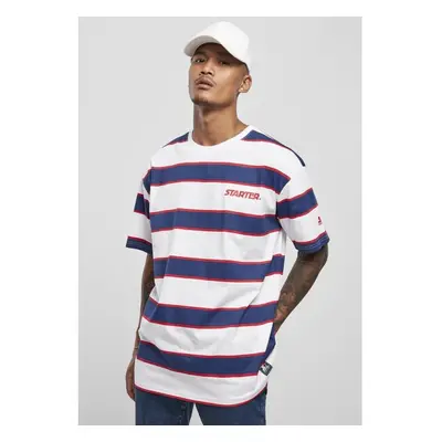 Starter Logo Striped Tee - white/blue 53189950