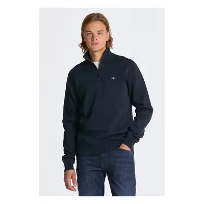 MIKINA GANT SHIELD HALF ZIP EVENING BLUE 84606461