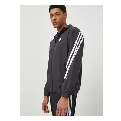 Mikina adidas pánská, černá barva, hladká, IN3316 90100378