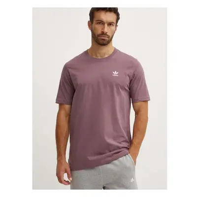 Bavlněné tričko adidas Originals fialová barva, IZ2104 94358891