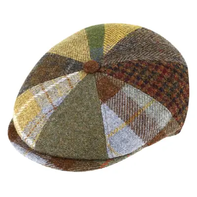 Bekovka Hatteras od Fiebig - Vlna / 8-Panel Cap Patchwork Harris Tweed 86371233