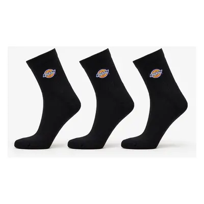 Ponožky Dickies Valley Grove Mid Socks 3-Pack Black 39-42 91389691