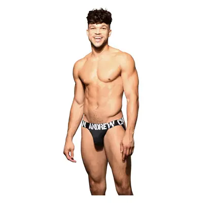 Pánské jocksy Andrew Christian černé ALMOST NAKED (93096-BLK) 93705586