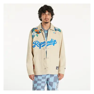 Bunda RIPNDIP Los Ripndip Twill Coaches Jacket Khaki 94516091