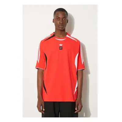 Tričko adidas Originals adidas x NTS Radio Jersey 2 červená barva, 94874615