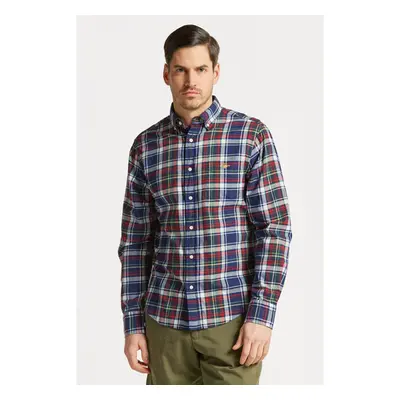 KOŠILE GANT REG UT TWILL CHECK SHIRT DUSK BLUE 75576868