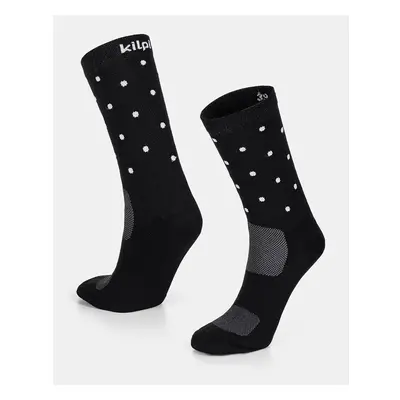 Unisex sportovní ponožky Kilpi DOTS-U černá 81503346