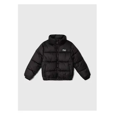 Dětská bunda Fila THELKOW blocked padded jacket černá barva 84542418