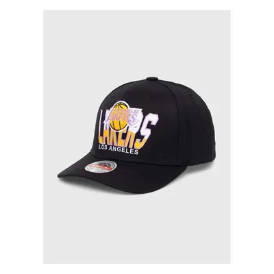 Čepice s vlněnou směsí Mitchell&Ness NBA LOS ANGELES LAKERS černá 91025128